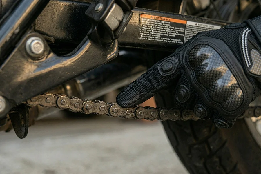 チェーンのたるみチェック