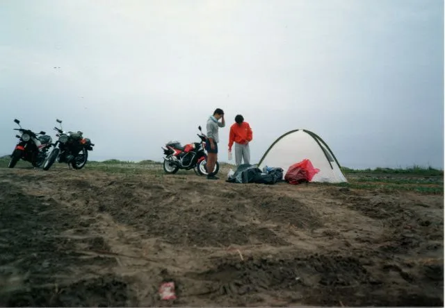 テントでの宿泊