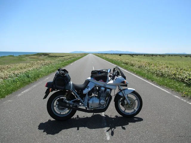 直線道路が続くエサヌカ線